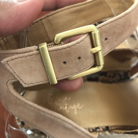 Crown Vintage Wedge Sandals Size 9.5 - Picture 8 of 14